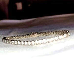 Sterling Silver & CZ Tennis Bracelet